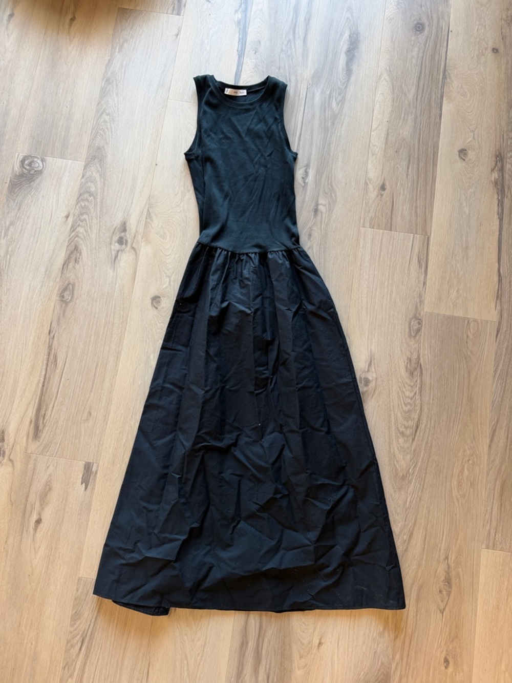 Mango Black Sleeveless Maxi Dress